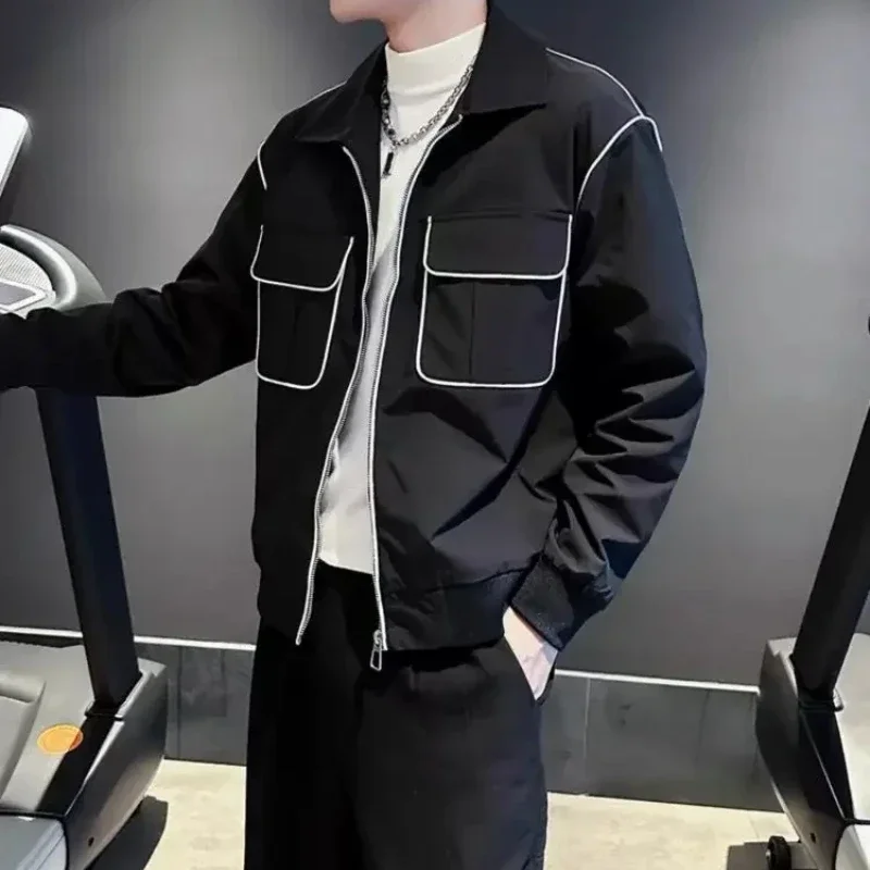 Мужские куртки-карго весенне-осенние мужские пальто высокое качество