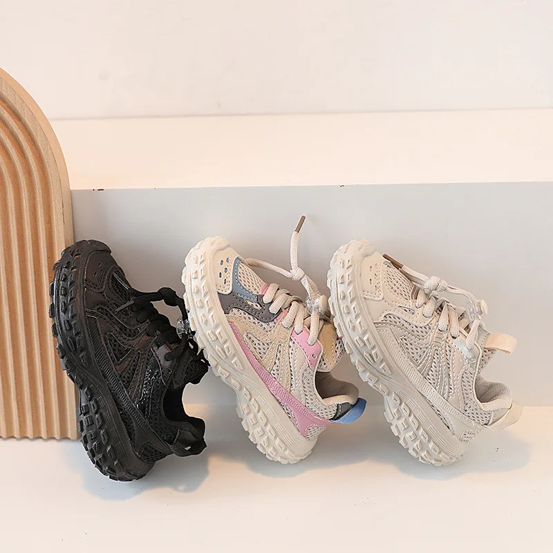 

CUZULLAA Осенняя детская дышащая спортивная обувь, женские кроссовки с воздушной сеткой, повседневная обувь для мальчиков и девочек, кроссовки ...