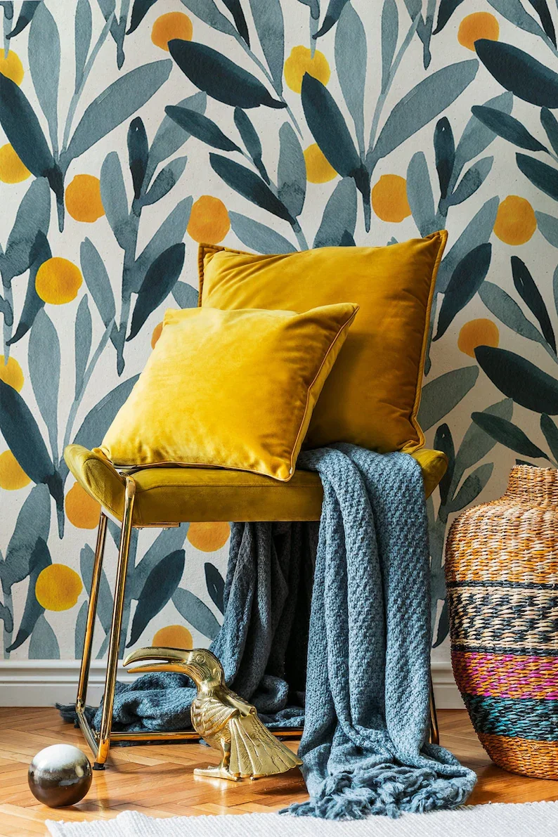 

Removable Wallpaper, Scandinavian Wallpaper, Temporary Wallpaper, Minimalistic Wallpaper, Peel and Stick Wallpaper, Wall Paper,