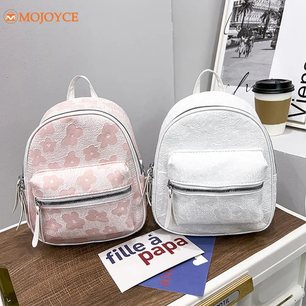 

Mini Women's Backpacks Trend 2022 Nylon Female Bag Cute Floral Printing Feminina Backpack School Bags For Teen Girls Knapsack