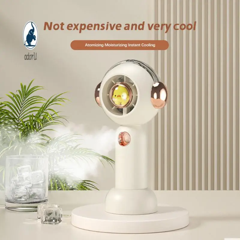 

Water Spray Fan Quickly Cool Down Fine Polishing Hand Held Fan Spray Atomize And Moisturize. Fresh Color Scheme Good Quality