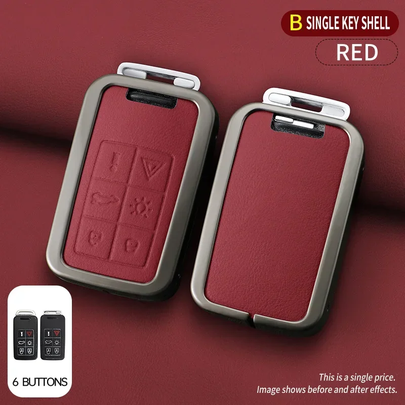 Чехол из цинкового сплава с дистанционным управлением для Volvo XC60 V60 S60 XC70 V40