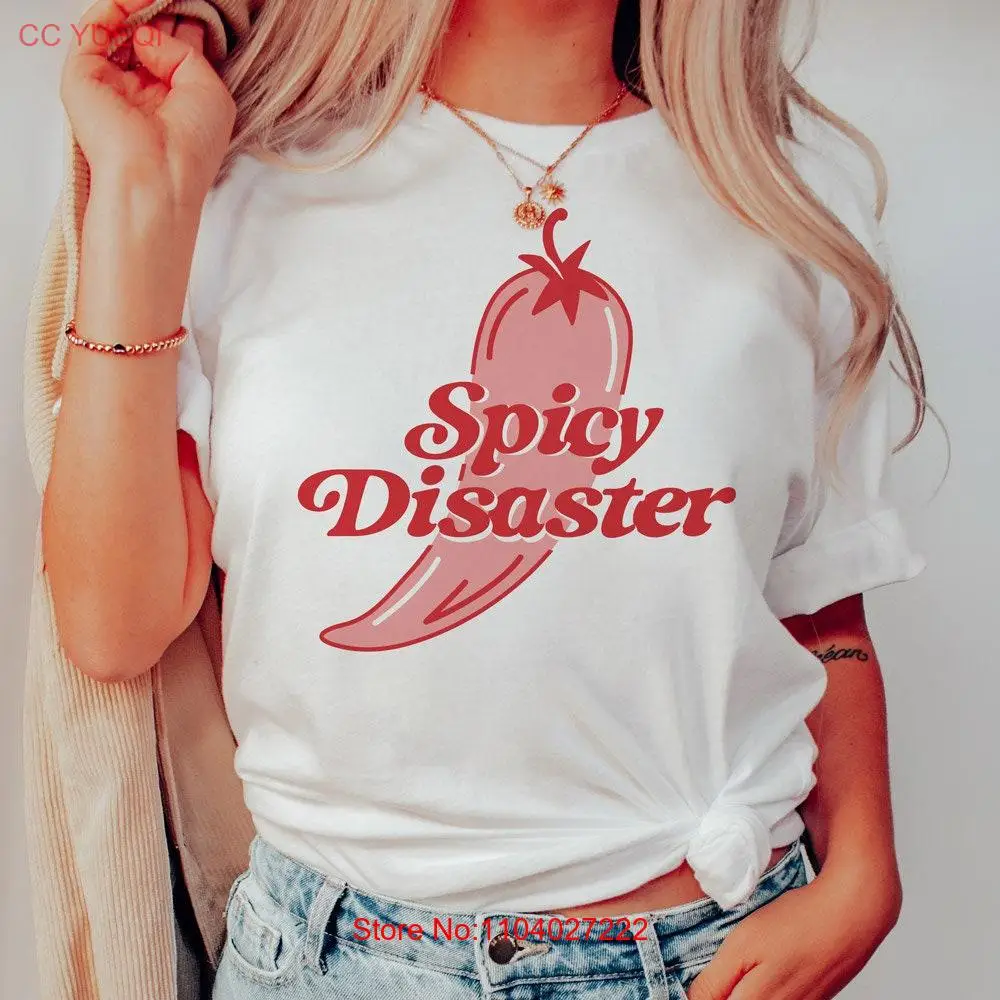 Футболка Пряная катастрофа милая модная забавная футболка Millennial GenZ для девочек