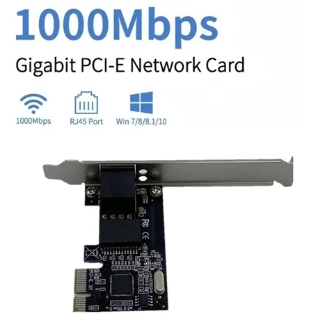 Сетевая карта PCI-E 1000 Мбит/с Gigabit Ethernet PCI Express 10/100/1000 М RJ45