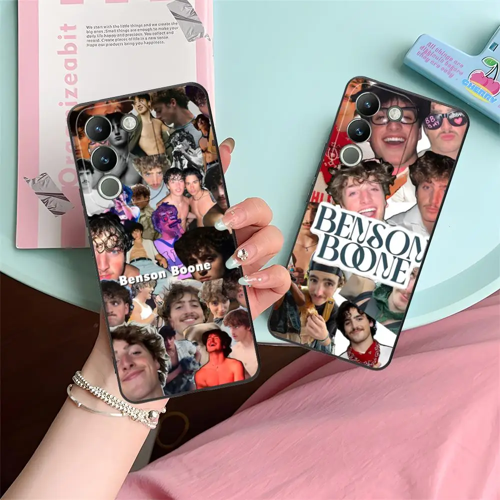 Фото Чехол Benson Boone для VIVO V60 V50 V40 V30 V29 V27 V25 V23 Pro Lite 5G, мягкий противоударный чехол из ТПУ №4