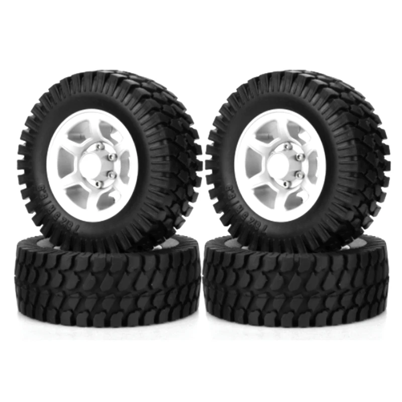 

4PCS 76Mm Beadlock Wheels 1.55 Metal Beadlock Wheel For 1/10 RC Crawler Car Axial Yeti Jr RC4WD D90 TF2 Tamiya CC01 4