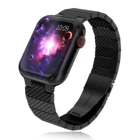 Ремешок из углеродного волокна для apple watch 7 6 5 4 SE 45 мм 41 мм 44 мм 40 мм, высококлассный спортивный браслет для смарт-часов iwatch 3 2 42 мм 38 мм