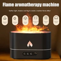 flame humidifier essential oil diffuser cool mist humidifiers for bedroom 200 ml mini air small humidifier lasts up to 10 hours