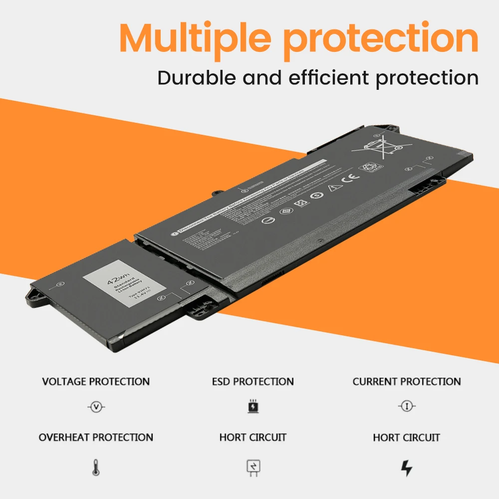 9JM71 Аккумулятор для ноутбука Dell Latitude 14 7320 7420 7520 13 5320 серии Запасные части HDGJ8 MHR4G 7FMXV