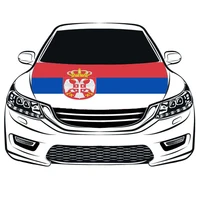 republic of serbia flags car hood cover 3 3x5ft 100polyestercar bonnet banner world cupfootball matchtop 32