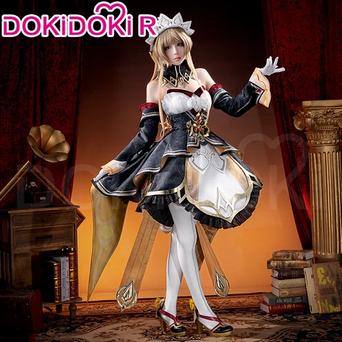 Косплей костюм Sandrone Genshin Impact DokiDoki-R женский полиэстер