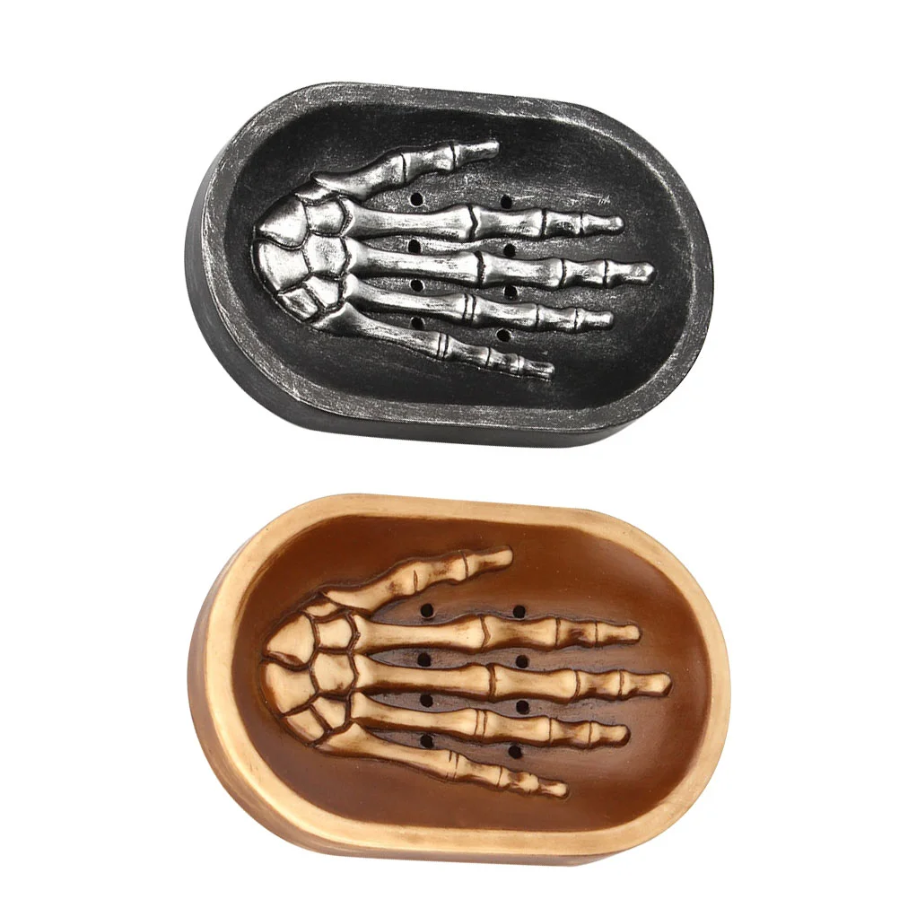 

Soap Sponge Holder Saver Resin Storage Case Self Scrubbers Drainerdispenser Bathroom Bar Drain Glove Plate Draining Shower Rack