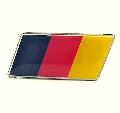 Германия Флаг Цвет передняя решетка бейдж заднее крыло бейдж автомобильные наклейки для Audi Volkswagen наклейки на автомобили Аксессуары.