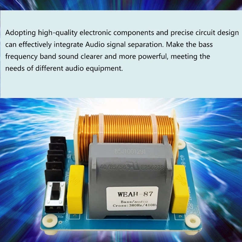 ioio 1200 Вт бас-сабвуфер динамик HIFI делитель частоты Hi-Fi стерео