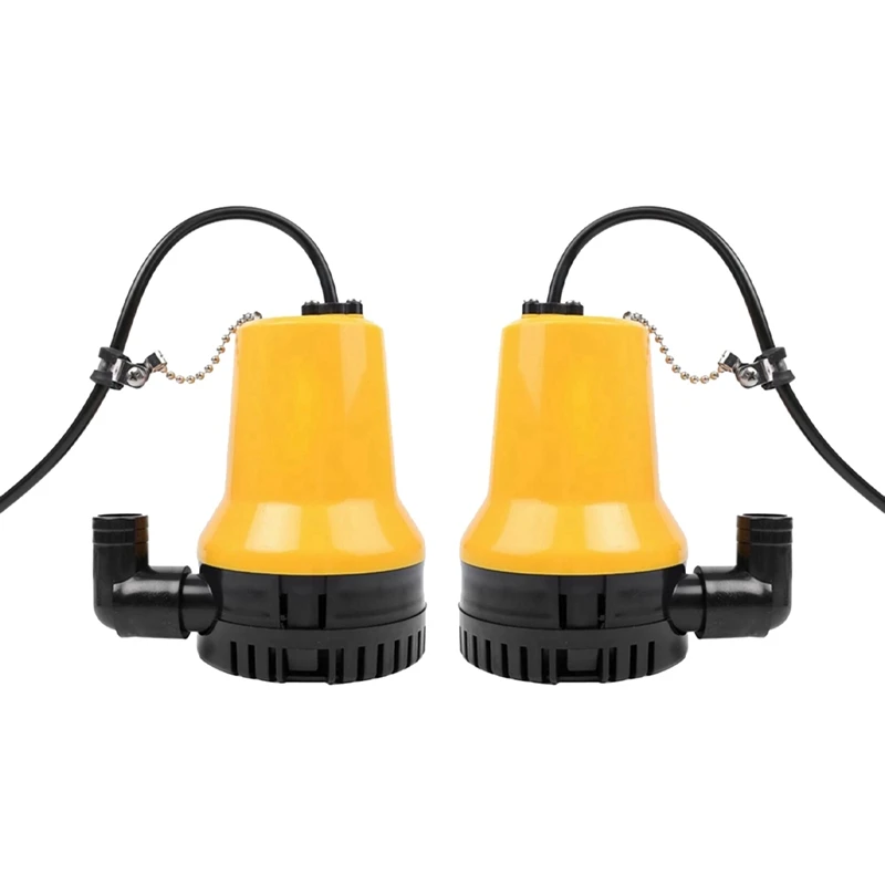 

2X 50W 4500L/H 5M DC 24V Solar Water Pump Brushless Motor Water Circulation Submersible Pump Irrigation Fish Pond