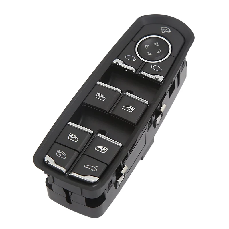

Black Electric Front Power Master Window Switch Replacement For Porsche Panamera Cayenne Driver Side 7PP959858MDML