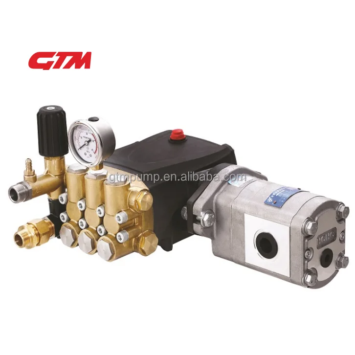 Триплексный поршневой насос высокого давления GTM 200bar 50Lpm/60LPM для мойки