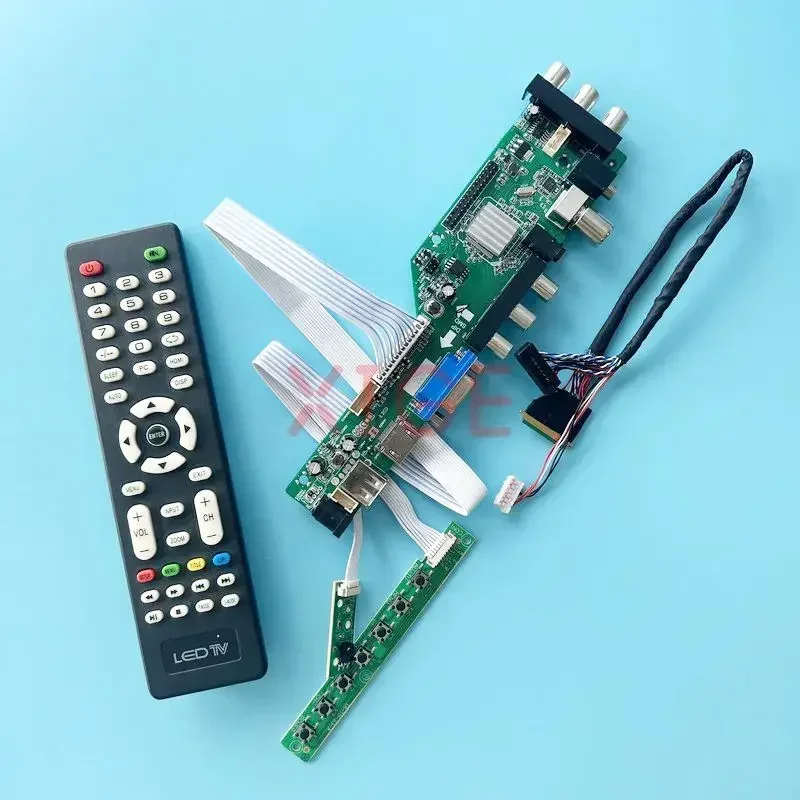 Плата драйвера контроллера для CLAA156WA11A CLAA156WA15A DIY Kit USB/DHMI/VGA/AV DVB-T/C Экран ноутбука LVDS
