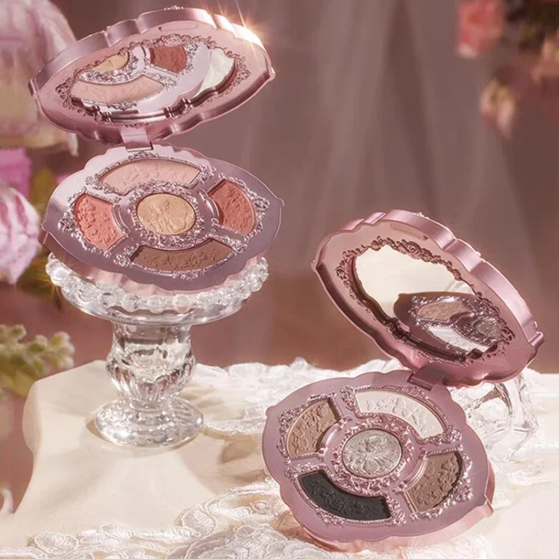 Блестящие тени для век с пятью оттенками натуральный мерцающий пигмент