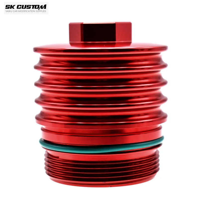 

Suitable For BMW Oil Filter Cover Aluminum Alloy Filter Shell B57 B58 Engine Car Modification Increase Heat Dissipation Speed