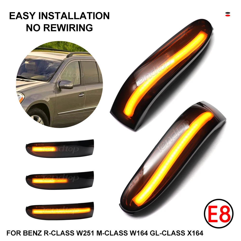 Светодиодный мигающий указатель поворота динамическая лампа бокового зеркала