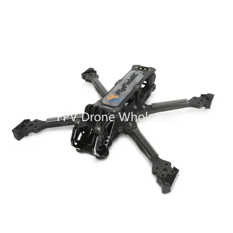 FlyFishRC II VX5 V2 5-дюймовый комплект рамы для фристайла T700 Volador FPV совместимый с