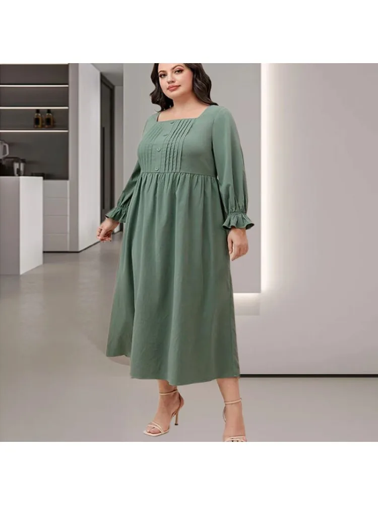 Рисунок 2 - Осеннее платье средней длины с