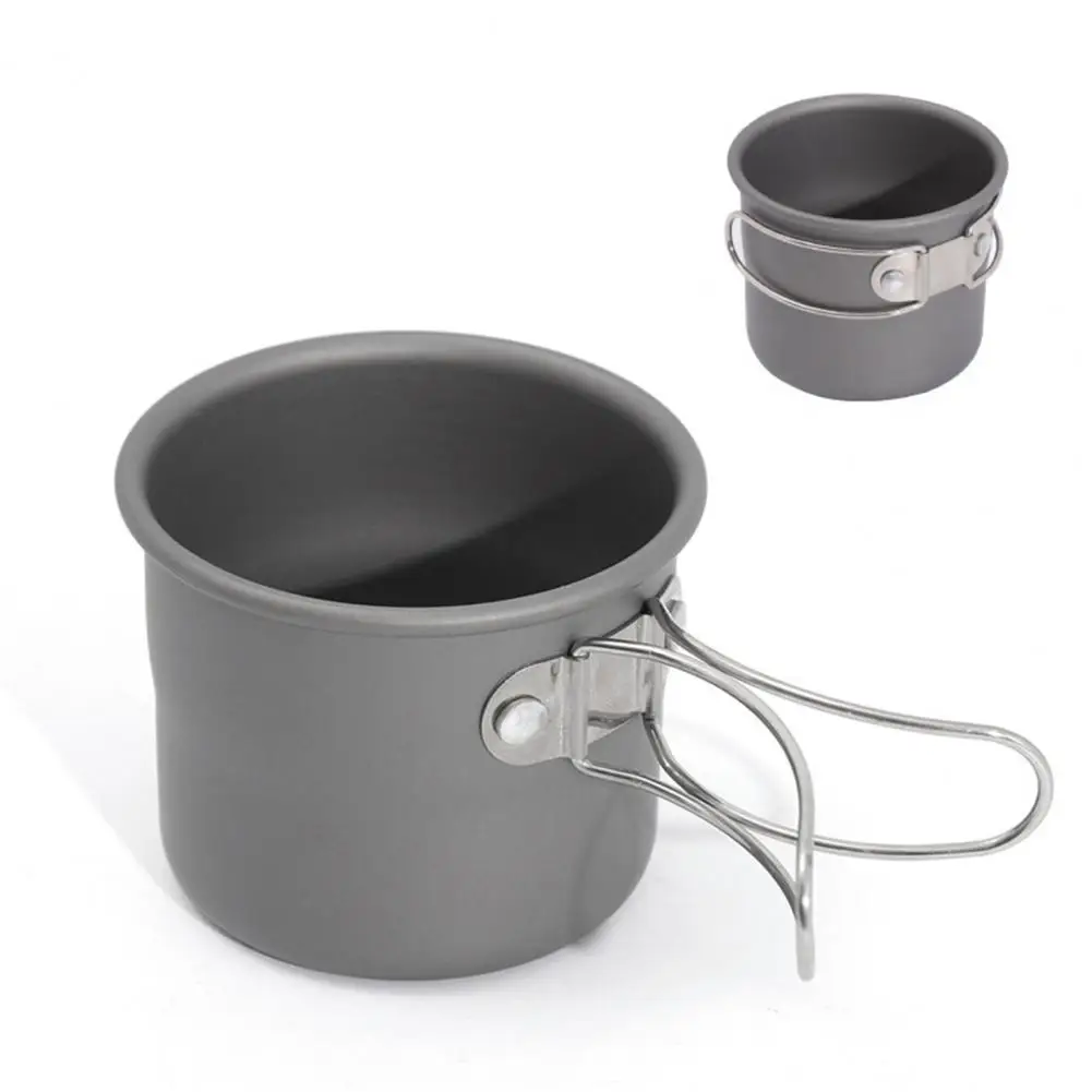 

Portable Camping Cup High Temperature Resistance Grey Coffee Cup High Hardness Coffee Cup for Outdoor Tea Mug