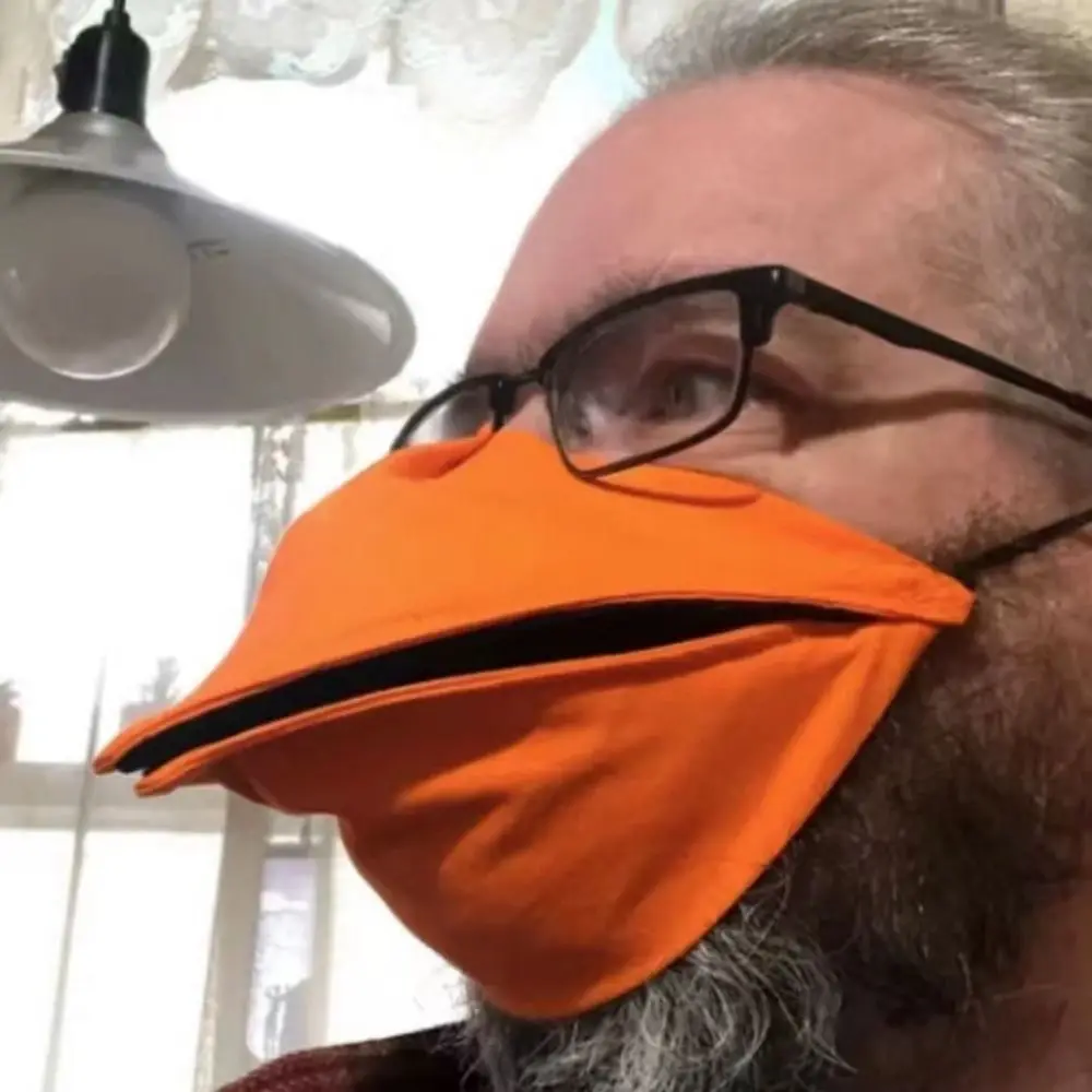 Подвижная 3D маска животного дышащая удобная забавная для рта животных мягкая