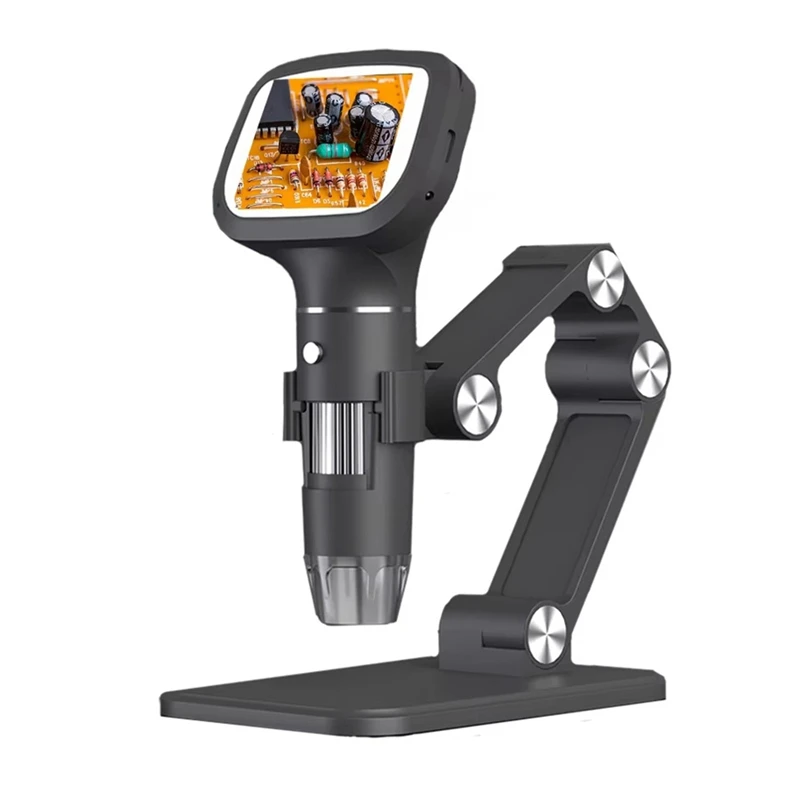 Обновленный 2 4-дюймовый цифровой микроскоп с увеличением 1600X монетный 8