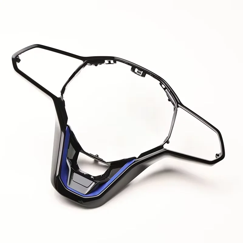 

Для Volkswagen Golf 8 GTI MK8 ключ рулевого колеса черная рамка с новым R логотипом рамка ЖК-сенсорная рамка рулевого колеса