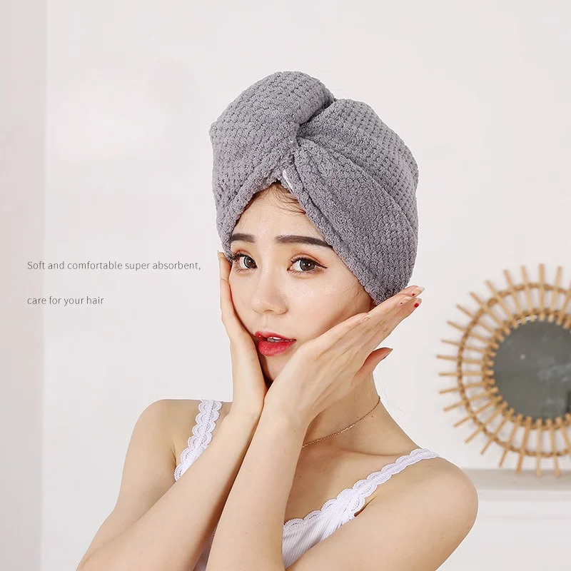 

2 шт., полотенце для сушки волос, с пуговицами