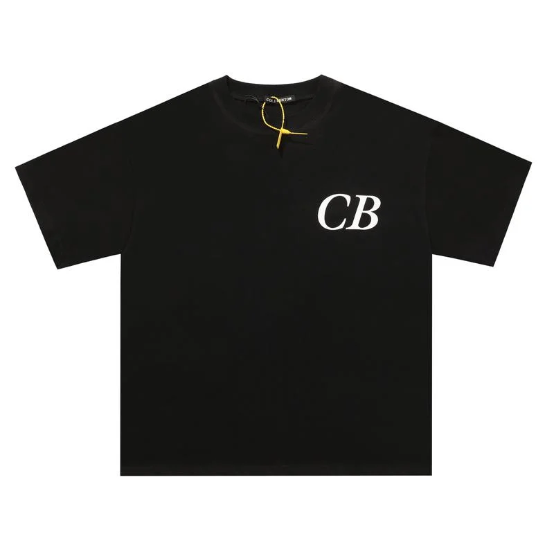 22SS Simple CB LOGO Slogan Print 100% Cotton EU Size Cole Buxton T Shirt Men Women Streetwear Summer Kanye West Skateboard