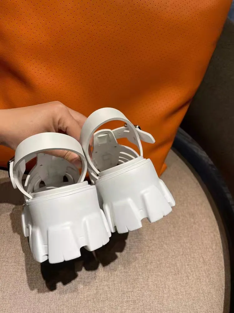 2023 Summer Sandals Women Casual Flat Holiday Beach Shoes Woman Peep Toe Hook Thick Sole Sandalias Fashion Comfort Sandals Woman