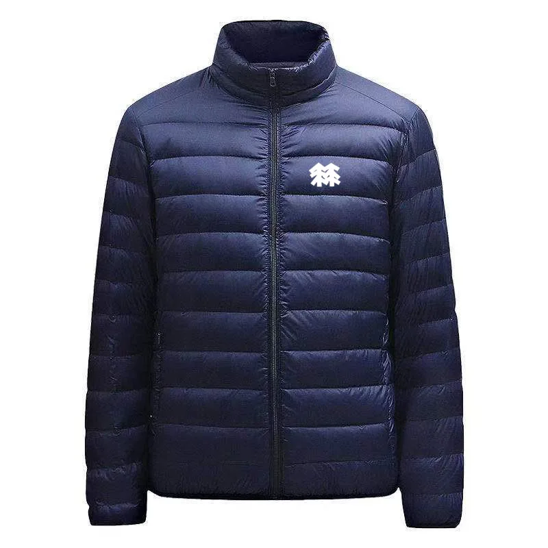 KOLON SPORT Autumn Winter Men Windbreaker Coat Padded Cotton Clothes Jacket Warm Clothes Casual Bomber Zip Fashion Parker Coat