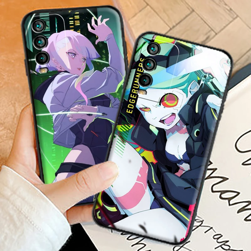 

Cyberpunk: Edgerunners Phone Cases For Xiaomi Redmi 9AT 9 9T 9A 9C Redmi Note 9 9 Pro 9S 9 Pro 5G Funda Coque Back Cover
