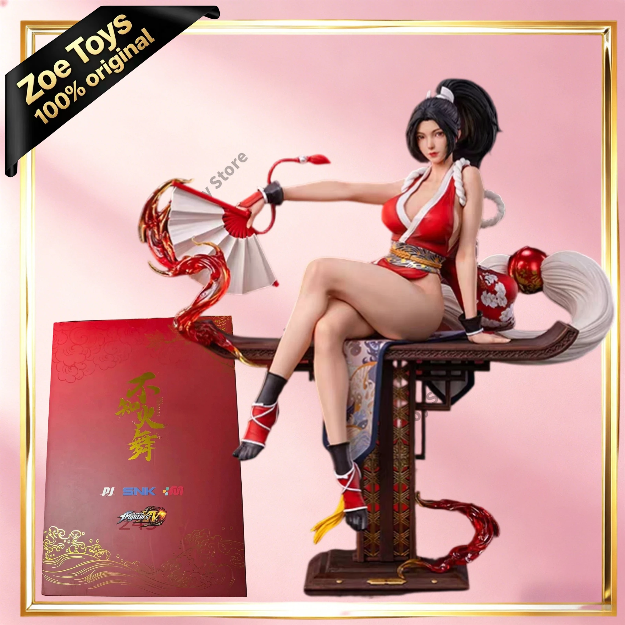 Фото Лицензионная фигурка Май Ширануи 1/6 от SNK×JQ×PIJI Studio по игре The King of Fighters XIV, серия New Era, высокодетализированная, с высокой степенью восстановления деталей. №1