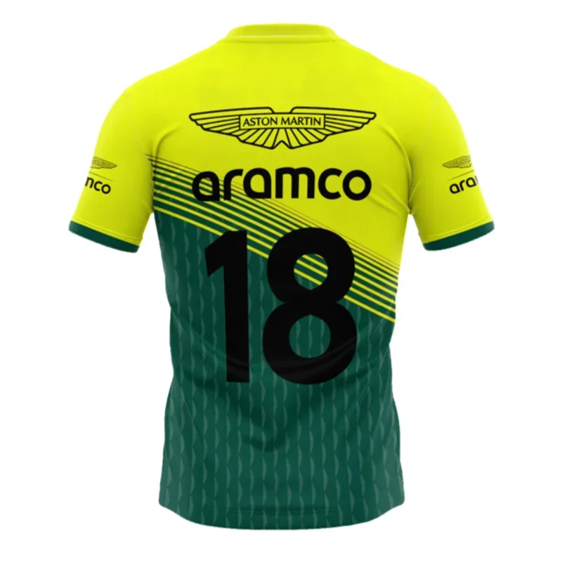 Футболка Aston Martin Alonso 14 Fans Racing Team, летняя мужская футболка с коротким рукавом, новинка 2026 года, модная мужская одежда (art.: 3920dacf236f0) - 3920dacf236f0