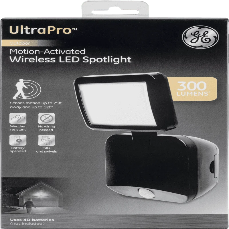 

Motion Sensing LED Security Spotlight, 140° Beam Angle