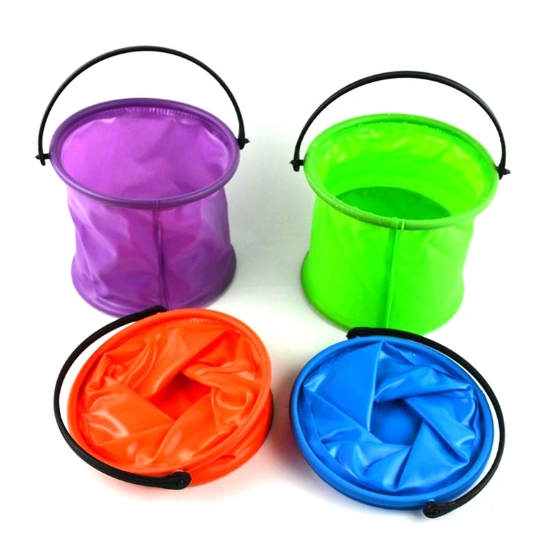 

Fun Kids Butterfly Net Retractable Handle Childrens Fishing Net Bucket Natural Bugs Insect Catcher Outdoor Toys