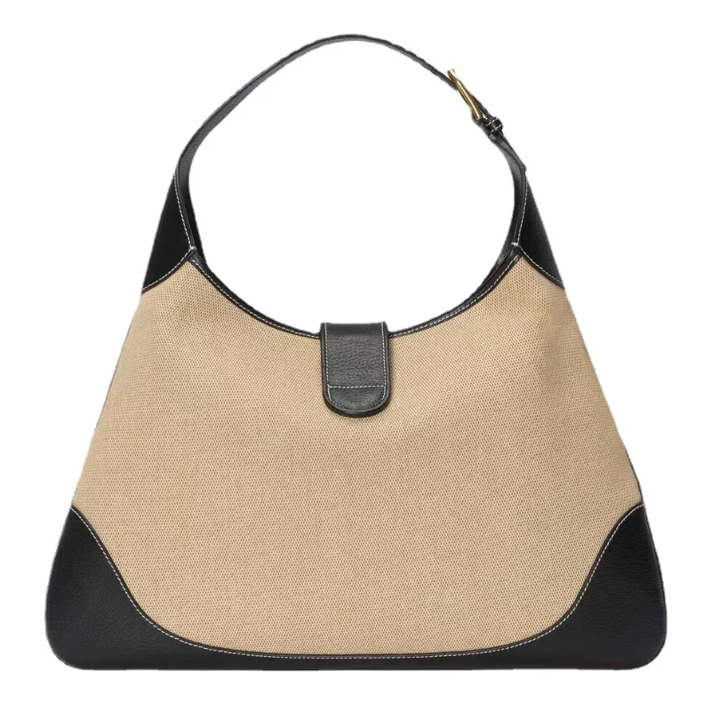 Ladies Simple Handbag Genuine Leather Shoulder Bag Solid Color Ladies Tote Bag 2023 New Summer