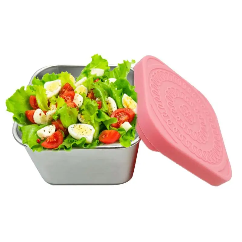 

Condiment Containers For Lunch Box Reusable Condiment Containers Stainless Steel Sauce Cup Food Storage Container For Picnic