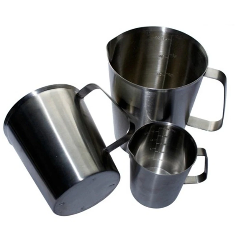 

Thickening of 304 Stainless Steel Scale Measuring Cup Garland Cup Kitchen Pastry Tools Taza De Medir Free Shipping
