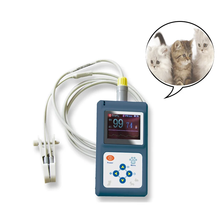 

Contec CMS60D-Vet veterinary clinic equipment Pulse Oximeter veterinary instrument with Tongue SpO2 Probe