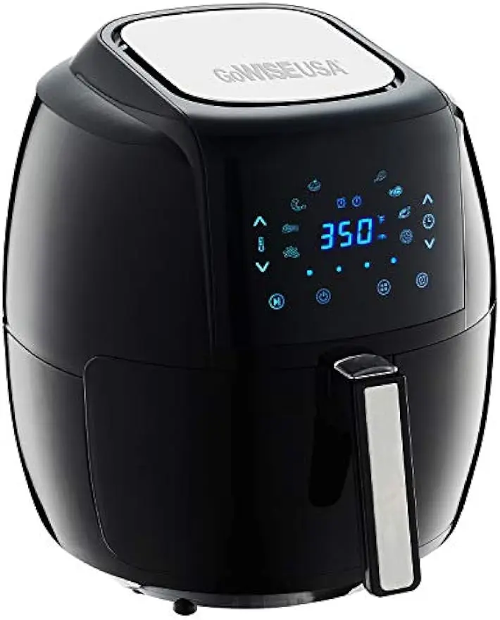 

1700-Watt 5.8-QT 8-in-1 Digital Air Fryer with Recipe Book, Black