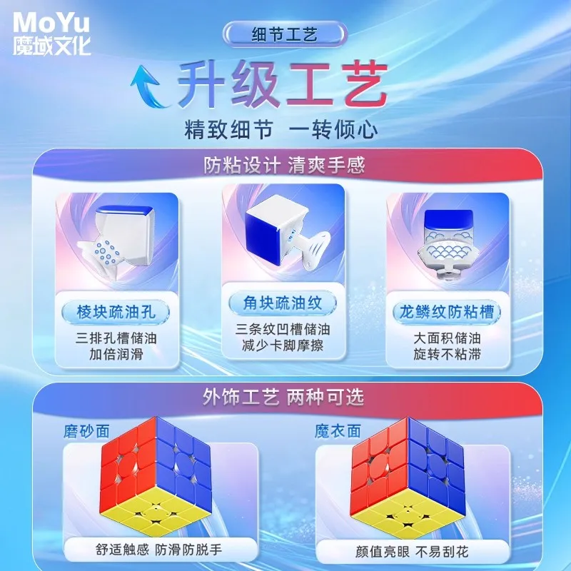 Фото Moyu Super AoLong 3x3 Ai Cube 20 Магнитный шариковый сердечник Maglve UV AoLong 3x3x3 AI Maglev Cubo Magico Игрушки-головоломки для детей №4