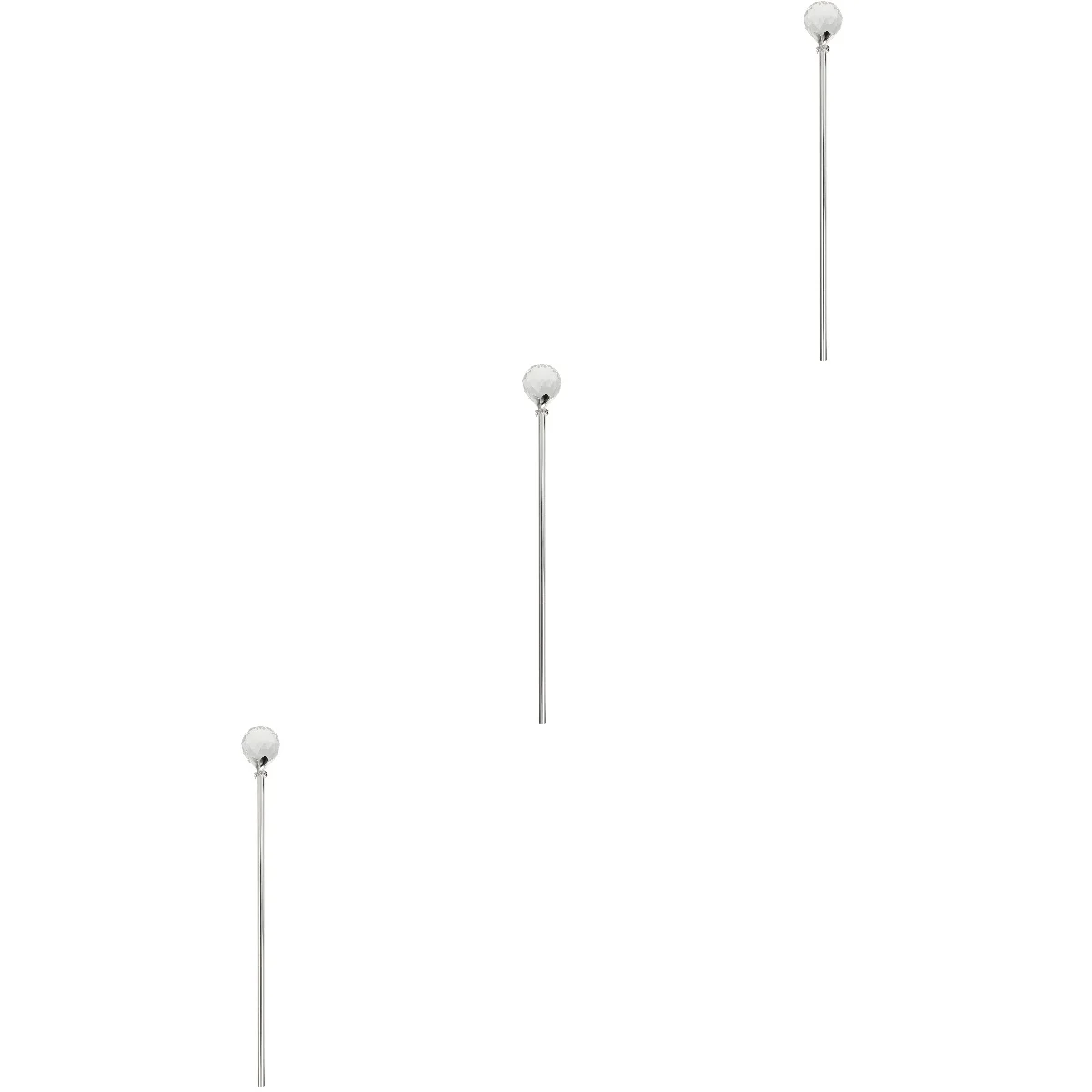 

3 Pc Halloween Costume Crystal Ball Scepter Accessory Party Scepters Toy Walking Stick Cane Stage Dress Child