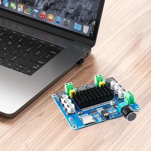 Цифровой стереоприемник XH-A105 Power, 2x100 Вт, TDA7498, мощный аудиомодуль, Bluetooth, совместим с динамиками, домашний кинотеатр «сделай сам»