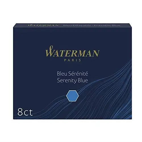 

Бренд: перьевая ручка Waterman, картридж синий 8'Li посылка Категория: перьевая ручка