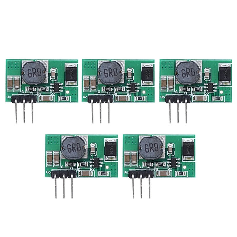 

5 шт., понижающий модуль питания, 2 А, понижающий преобразователь, плата модуля питания